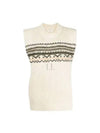 Gresley Wool Sleeveless Knit Top Ecru - ISABEL MARANT - BALAAN 2