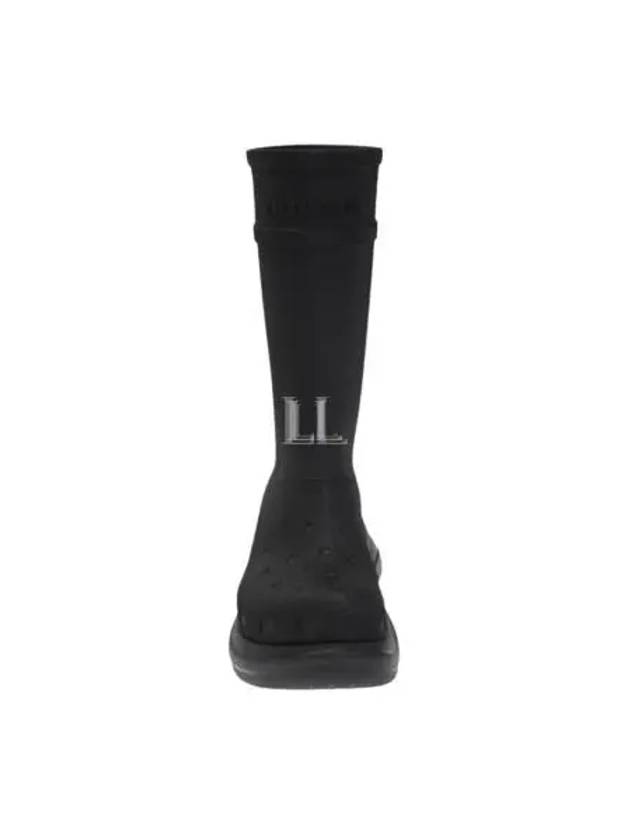 WoMen's Crocs Rubber Long Boots Black - BALENCIAGA - BALAAN 2