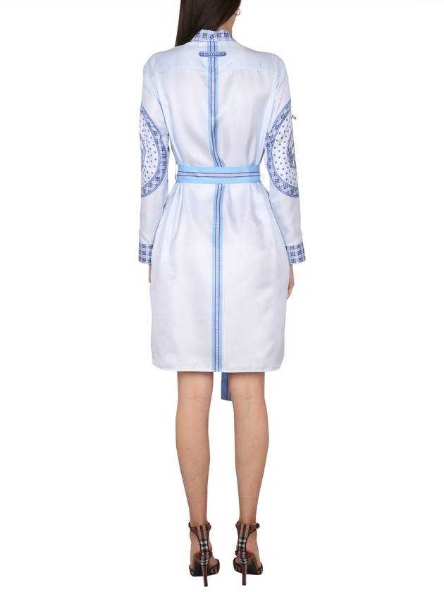 Midi Dress 8069648B5650 CLEAR BLUE - BURBERRY - BALAAN 4