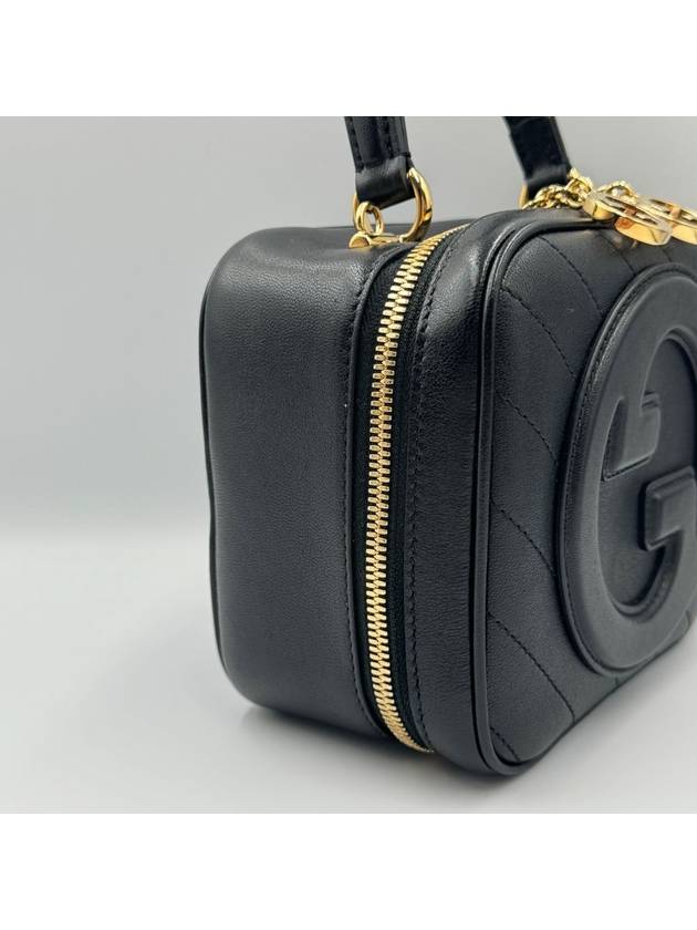 Blondie Top Handle Bag Black 744434 - GUCCI - BALAAN 5