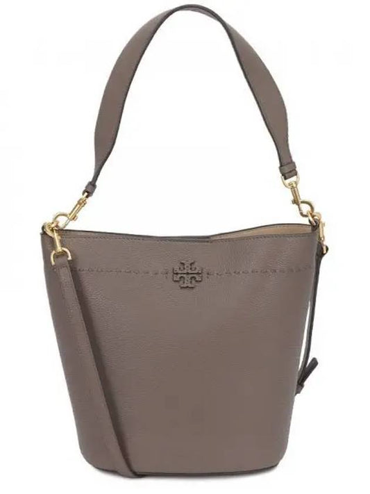 McGraw Logo Bucket Bag Gray - TORY BURCH - BALAAN 2