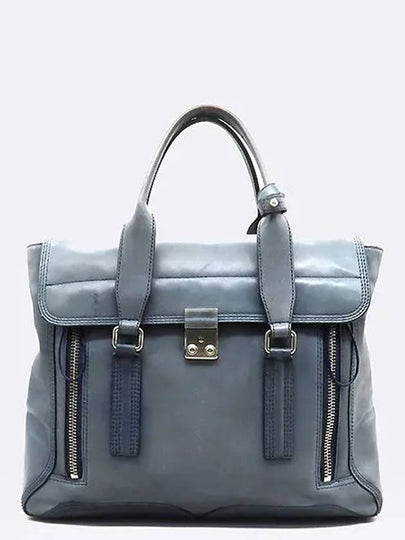 Philip Lim silver buckle decorated leather tote bag - 3.1 PHILLIP LIM - BALAAN 2