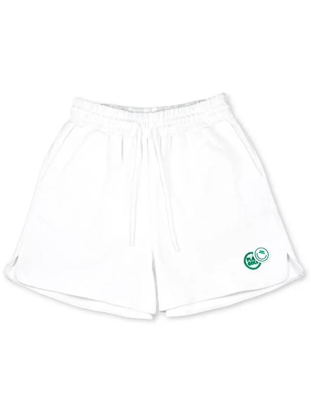 MONBIRDIE SMILE BALLMARKER SHORTS Velcro ball marker shorts WHITE - MONBIRDIE GOLF - BALAAN 7