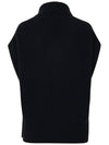 Women's Cashmere High Neck Vest Sweater C3KVT62 - CALLAITE - BALAAN 7