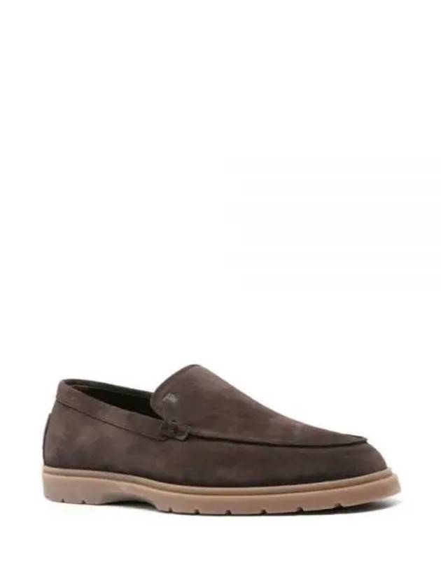 Suede Slipper Loafers Brown - TOD'S - BALAAN 2