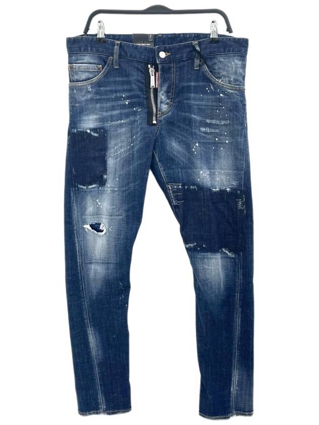 Men's Dark Reveal Wash Sexy Twist Jeans Blue - DSQUARED2 - BALAAN 2