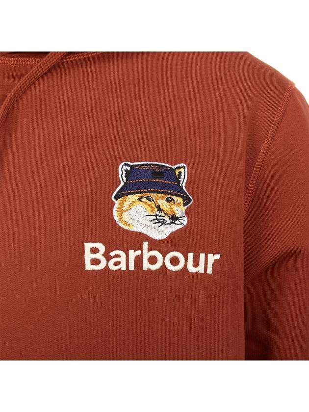 Fox Head Logo Hoodie Organge - BARBOUR - BALAAN 9