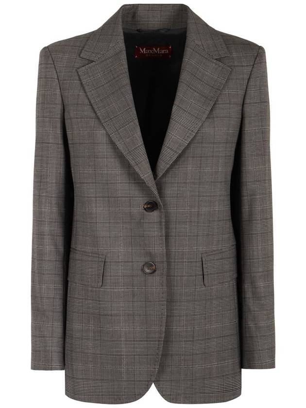 Max Mara Studio David Rince Of Wales Checked Jacket - MAX MARA - BALAAN 1