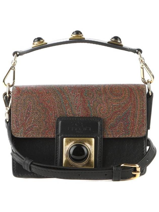 Women's Crown Me Paisley Shoulder Bag Black - ETRO - BALAAN 2