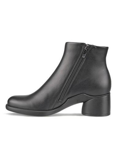 Women's Sculpted LX 35 Leather Ankle Boots Black - ECCO - BALAAN 1