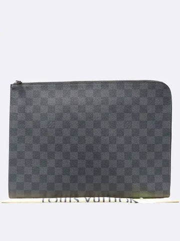 Damier Graphite Canvas Pochette Jour GM Clutch - LOUIS VUITTON - BALAAN 1