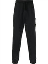 Wappen Patch Cargo Jogger Track Pants Black - STONE ISLAND - BALAAN 2