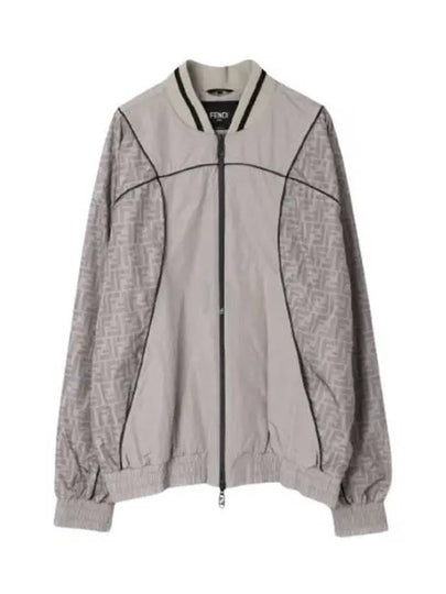 FF Nylon Bomber Jacket Beige - FENDI - BALAAN 2