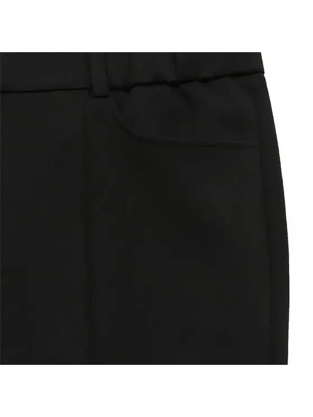 Women s Daimaru High Waist 9 4 Pants 5064LZWP BLACK - BLACK&WHITE - BALAAN 3