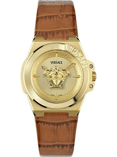 Versace Hera Quartz Gold Dial Ladies Watch VE8D00224 - VERSACE - BALAAN 1