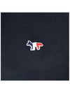 Tricolor Fox Patch Classic Hoodie Navy - MAISON KITSUNE - BALAAN 4