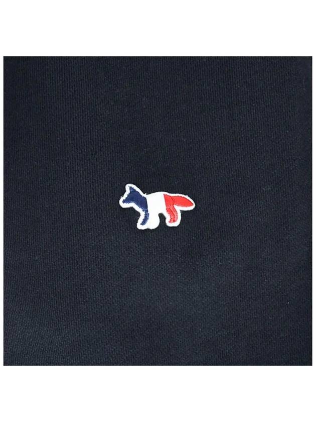 Tricolor Fox Patch Classic Hoodie Navy - MAISON KITSUNE - BALAAN 4