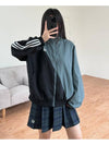 Adicolor Sliced Trefoil Zip-Up Jacket Blue Black - ADIDAS - BALAAN 6