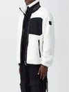 Men's Sagrek Shearling Fleece Zip-Up Jacket Ivory - MOOSE KNUCKLES - BALAAN 4