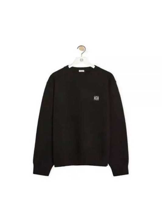 Anagram Wool Knit Top Black - LOEWE - BALAAN 2