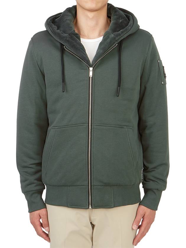 Classic Bunny Zip Up Hoodie Forest Hill Lining Forest Hill - MOOSE KNUCKLES - BALAAN 3