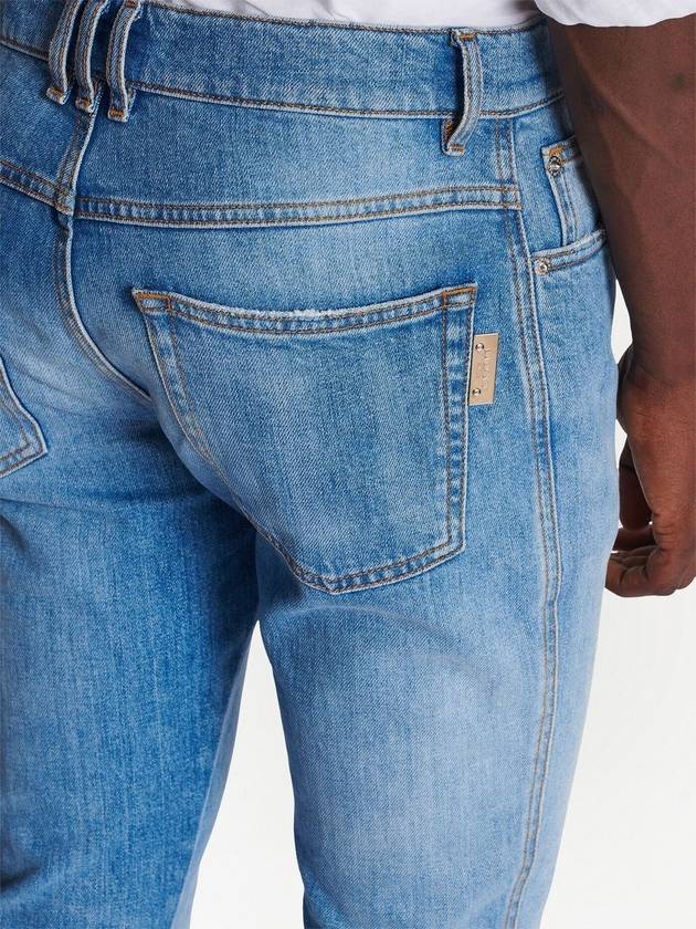 Fade Denim Jeans Blue - BALMAIN - BALAAN 6