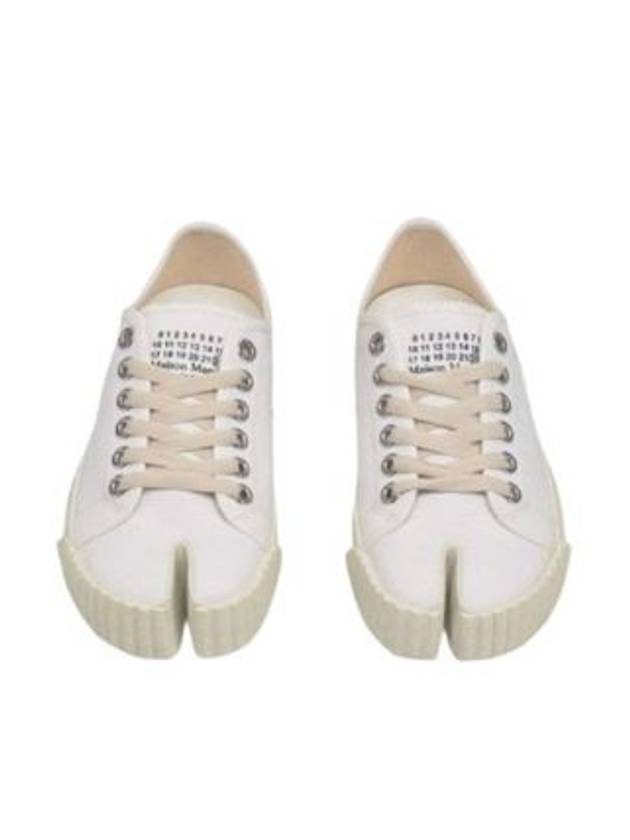 Tabi Canvas Low Top Sneakers White - MAISON MARGIELA - BALAAN 2