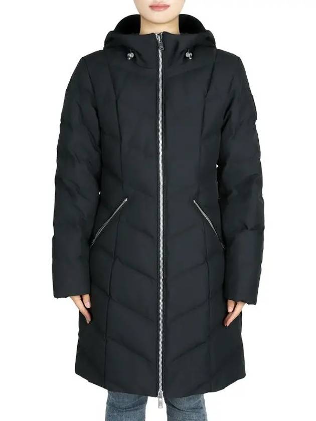 Cloud Logo Padded Parka Black - MOOSE KNUCKLES - BALAAN 3