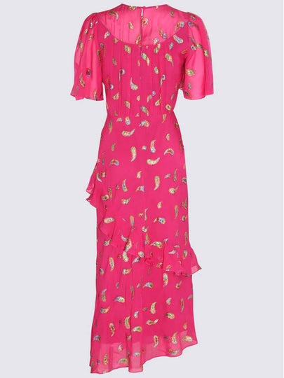 Saloni Pink Silk Blend Dress - SALONI - BALAAN 2