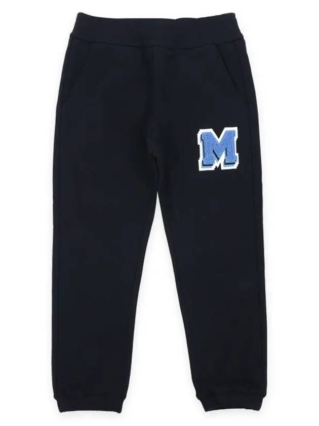 Kids M Logo Patch Training Pants Navy 8H00011 809AG 778 8 10A - MONCLER - BALAAN 2