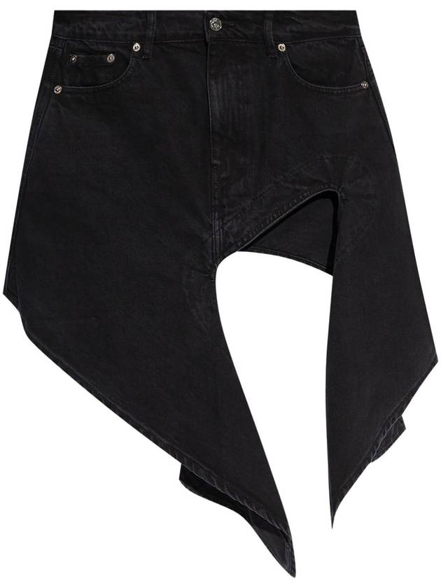 Cutout unbalanced skirt black - Y/PROJECT - BALAAN 1