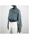 denim blouson jacket medium blue GFB30913Z6F0BANSOOO - PRADA - BALAAN 3