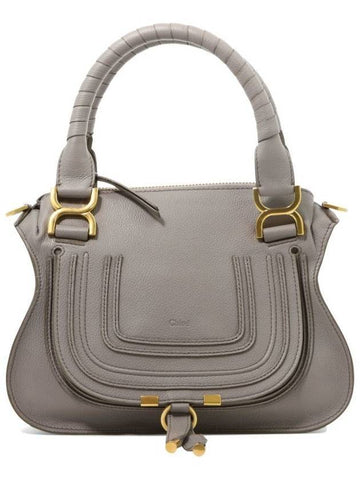 Marcie Small Double Carry Tote Bag Grey - CHLOE - BALAAN 1