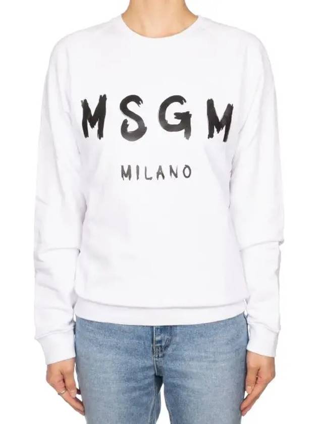 Graffiti Logo Sweatshirt White 2640MM104 - MSGM - BALAAN 2