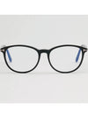 Blue light blocking glasses frame TF5810B 001 horn rim round black - TOM FORD - BALAAN 3