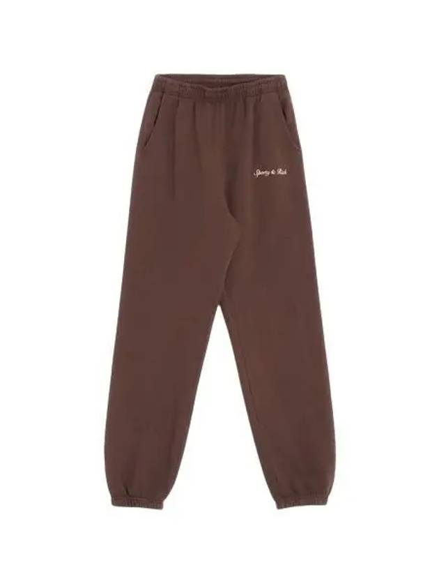 Syracuse Sweatpants Chocolate SWAW2330CH 10 - SPORTY & RICH - BALAAN 1