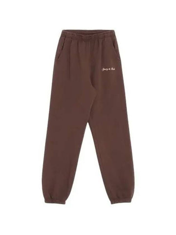 Syracuse Sweatpants Chocolate SWAW2330CH 10 - SPORTY & RICH - BALAAN 1