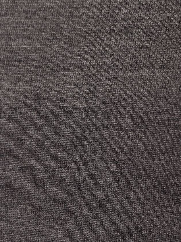 Wool Cashmere Knit Top Grey - BRUNELLO CUCINELLI - BALAAN 4