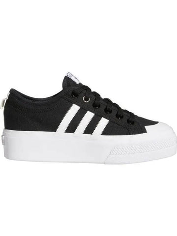 Nizza Platform Low Top Sneakers Black - ADIDAS - BALAAN 1