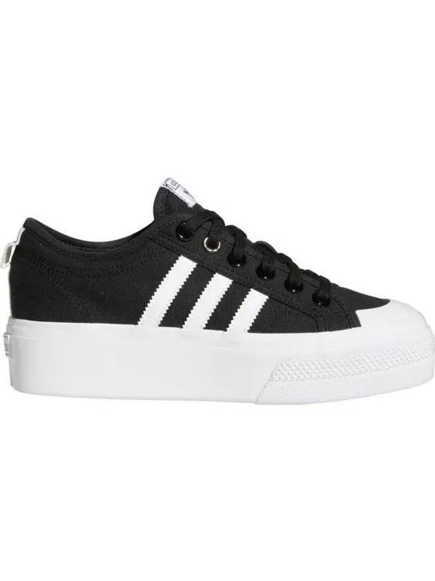 Nizza Platform Low Top Sneakers Black - ADIDAS - BALAAN 1