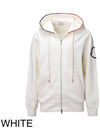 duo color patch hooded zip-up cardigan white - MONCLER - BALAAN 2