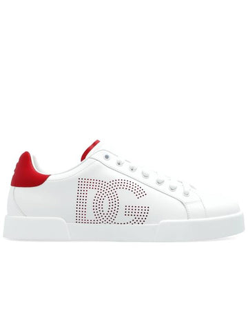 Dolce & Gabbana Logo Sneakers, Men's, White - DOLCE&GABBANA - BALAAN 1