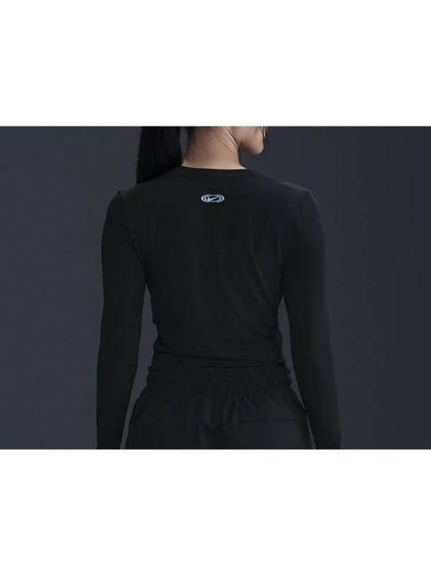 Sportswear Knit Long Sleeve T-Shirt Black - NIKE - BALAAN 3