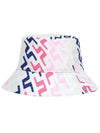 Paint Bridge Print Bucket Hat Pink - J.LINDEBERG - BALAAN 2