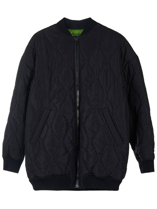 quilted bomber jacket black - MSGM - BALAAN 2
