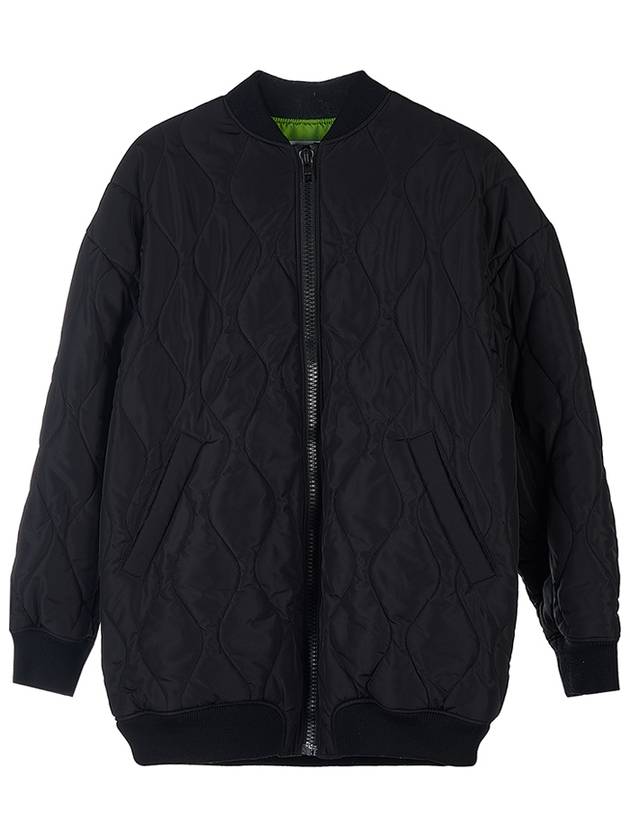 Quilted Bomber Jacket Black - MSGM - BALAAN 2