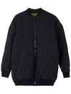 Quilted Bomber Jacket Black - MSGM - BALAAN 11