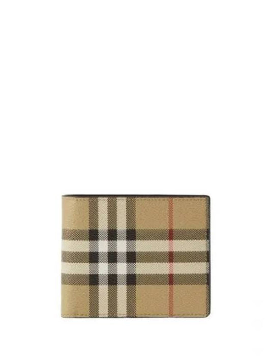 Vintage Check Slim Half Wallet Beige - BURBERRY - BALAAN 2