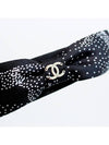 Ribbon CC logo hairband black AA9616 B14786 NS765 - CHANEL - BALAAN 5