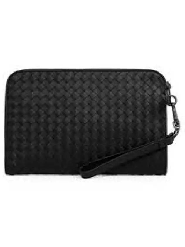 493190 V47W1 8803 Small Intraciato Clutch Bag - BOTTEGA VENETA - BALAAN 1